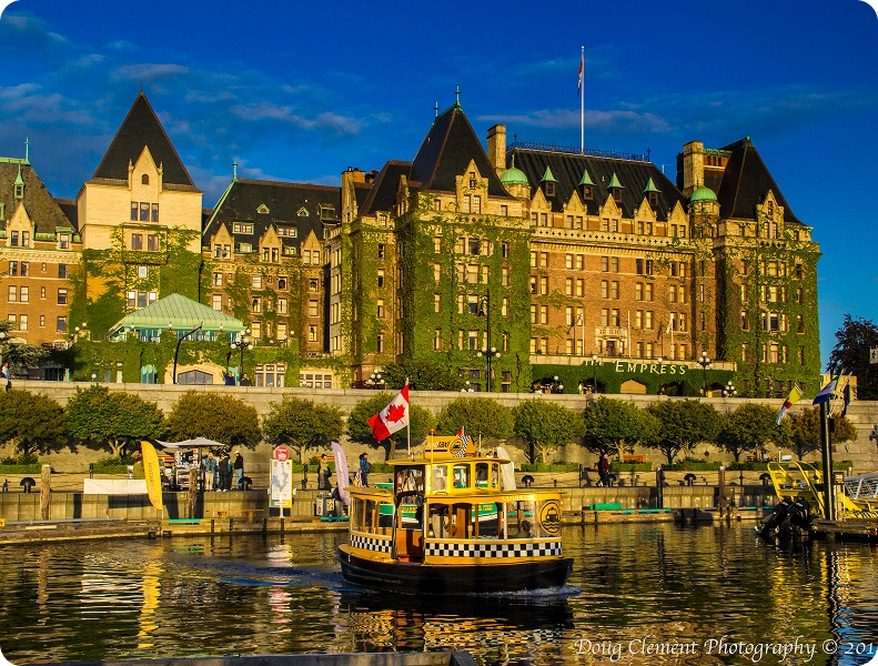 a castle with water in front of The Empress