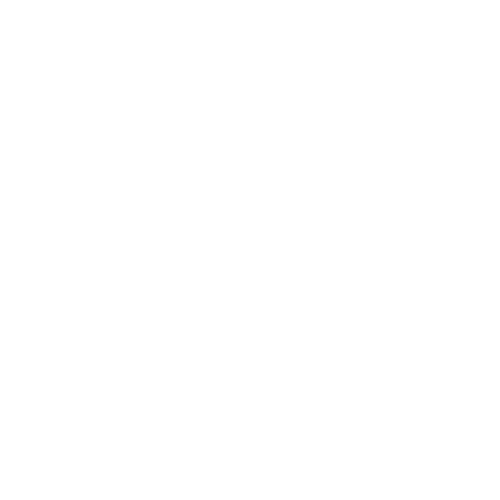 Outline of a mug with steam and a snowflake design.